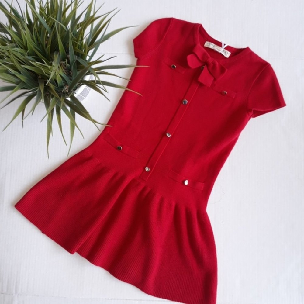 Hope and Henry Red Sweater Dress Size 4 NWT